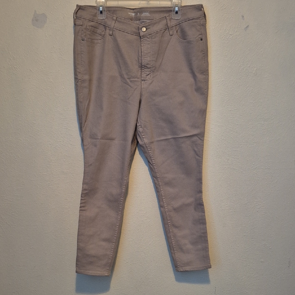 Old Navy Gray Ankle Skinny Jeans